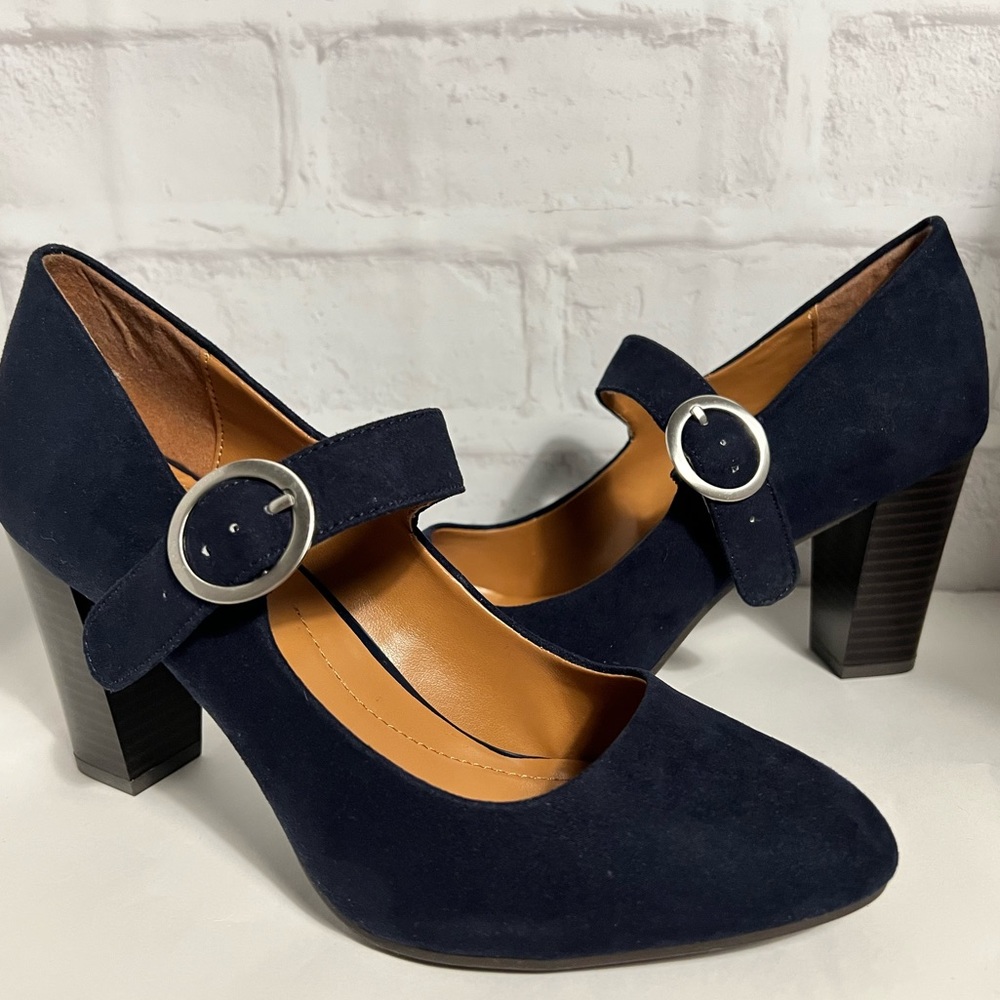 Style & Co Brand New Navy Blue Platform Heels